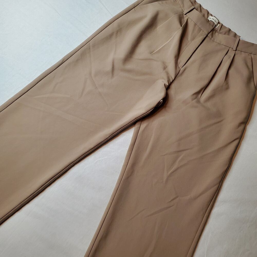 Abercrombie & Fitch Womens Size 34/18 Sloane Wide Leg Pant Light Brown